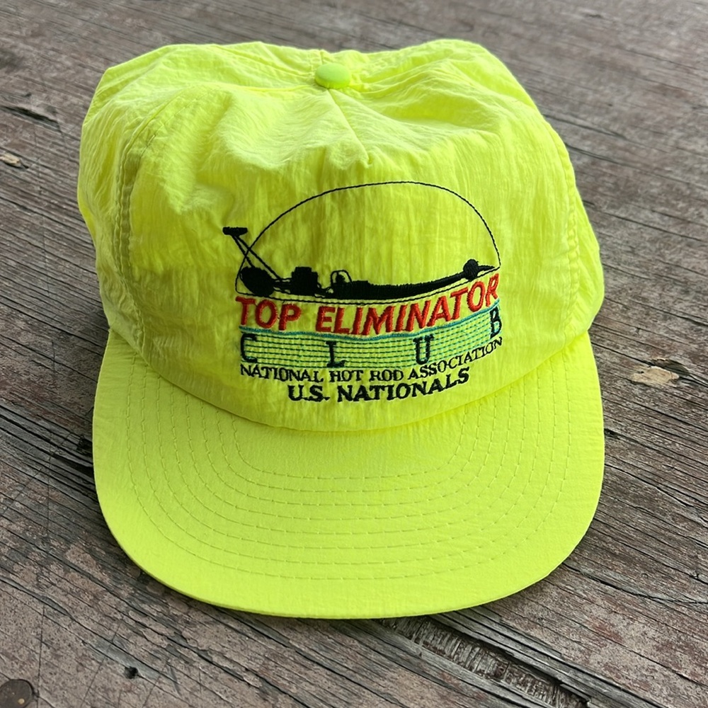 Vintage Top Eliminator Club Snapback / 80s / 90s / Neon / U,S Nationals